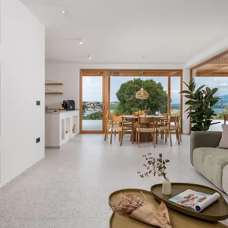 빌라 2 With Pool Soline, Krk, 280 M From Beach, By 4villas 솔린