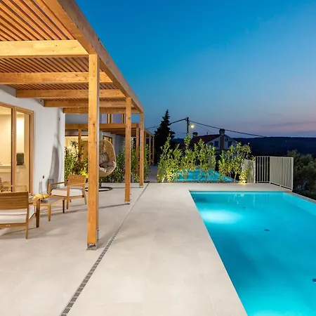 2 With Pool Soline, Krk, 280 M From Beach, By 4villas 빌라 솔린