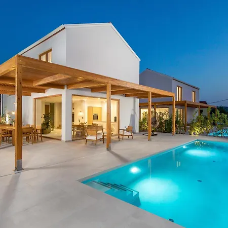2 With Pool Soline, Krk, 280 M From Beach, By 4villas 빌라