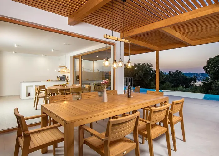 Vila 2 With Pool Soline, Krk, 280 M From Beach, By 4villas *