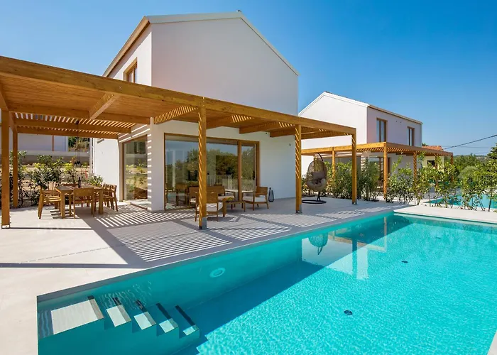 2 With Pool Soline, Krk, 280 M From Beach, By 4villas * Soline (Krk)