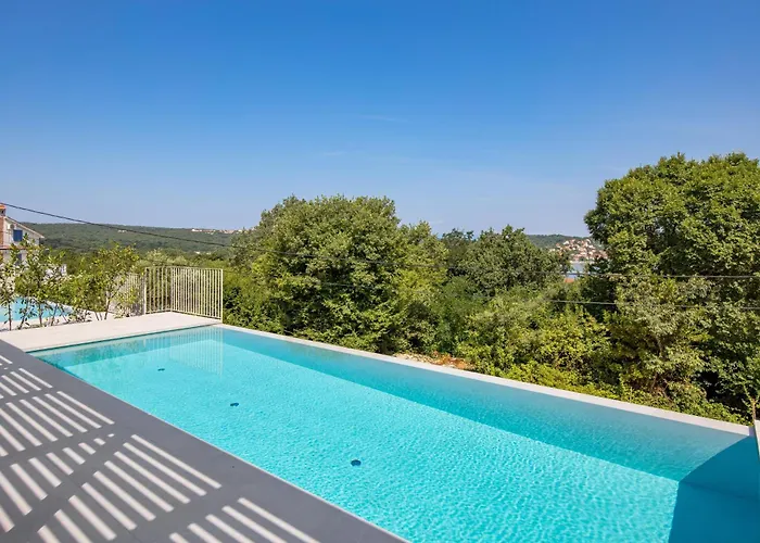 2 With Pool Soline, Krk, 280 M From Beach, By 4villas * Soline (Krk)