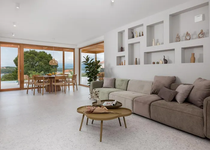 2 With Pool Soline, Krk, 280 M From Beach, By 4villas * Soline (Krk)