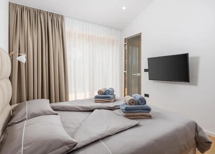 2 With Pool Soline, Krk, 280 M From Beach, By 4villas