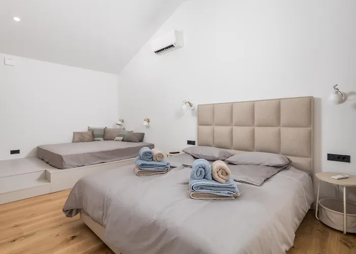 2 With Pool Soline, Krk, 280 M From Beach, By 4villas *