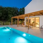 2 With Heated Pool Soline, Krk, 280 M From Beach, By 4villas Villa *
