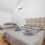 2 With Heated Pool Soline, Krk, 280 M From Beach, By 4villas *