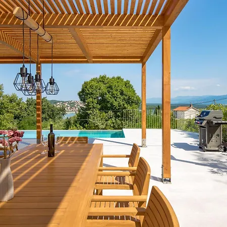 2 With Heated Pool Soline, Krk, 280 M From Beach, By 4villas *