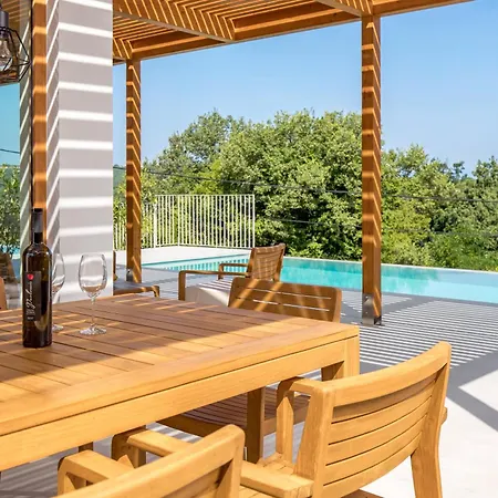 2 With Heated Pool Soline, Krk, 280 M From Beach, By 4villas Villa Soline (Krk)